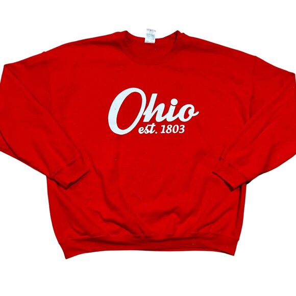Ohio Red Crew Neck Sweater - Picture 1 of 4